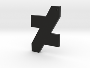 DA Logo 2 Normal CH7 in Black Natural Versatile Plastic