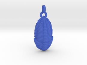 The Trilobite in Blue Processed Versatile Plastic