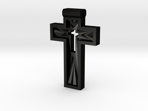 Cross in Matte Black Steel