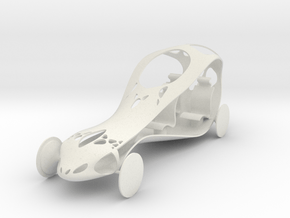 Car FullScale (repaired) in White Natural Versatile Plastic