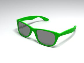 (wayfarer) unisex glasses - type 3 v1.0 in White Natural Versatile Plastic
