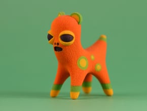 Orange Spotted Animal in Full Color Sandstone
