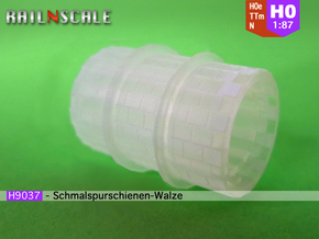 Schmalspurschienen-Walze (H0e 1:87) in Tan Fine Detail Plastic