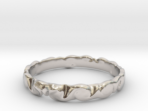 Cloud ring(size = USA 5.5)  in Platinum