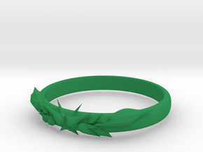 Ice ring(size = USA 5.5)  in Green Processed Versatile Plastic