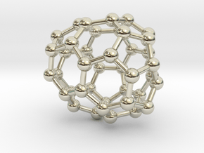 0131 Fullerene C40-25 c2 in 14k White Gold