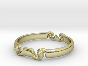 Spiral ring(size = USA 5.5)  in 18k Gold