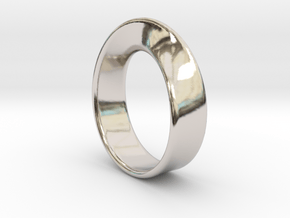 Moebius Ring 15.7 in Platinum