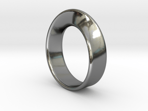 Moebius Ring 16.0 in Fine Detail Polished Silver