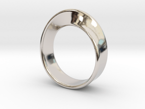 Moebius Ring 16.5 in Platinum