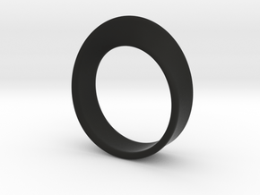 Moebius Ring 17.5 in Black Natural Versatile Plastic
