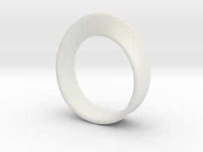 Moebius Ring 19.5 in White Natural Versatile Plastic