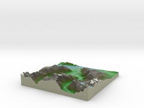 Terrafab generated model Tue Apr 14 2015 15:21:30  in Full Color Sandstone