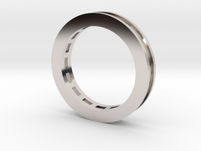 Baguette Semi Mount Ring in Platinum