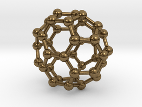 0149 Fullerene C40-37 c2v in Natural Bronze