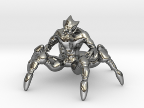 Spider Centaur in Fine Detail Polished Silver