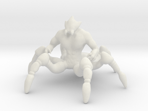 Spider Centaur in White Natural Versatile Plastic