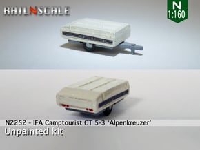 IFA Camptourist 'Alpenkreuzer' (N 1:160) in Gray Fine Detail Plastic