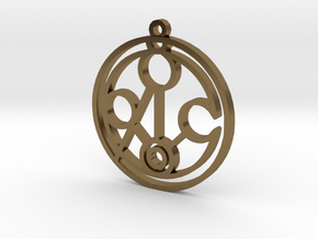 Meghan - Necklace in Polished Bronze