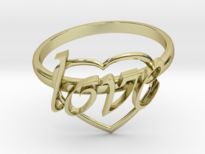 Ring Of Love in 18K Gold Plated