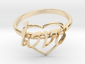 Ring Of Love in 14K Yellow Gold