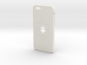 Iphone6 Puzzle in White Natural Versatile Plastic
