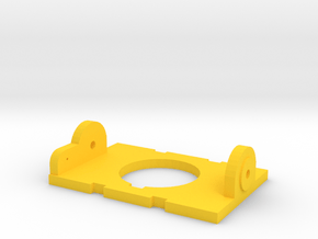 Fatshark Frame for Tilt in Yellow Processed Versatile Plastic