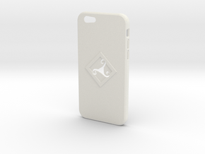 Iphone6 Case Triskel in White Natural Versatile Plastic