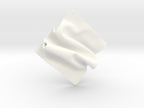 Drape A in White Processed Versatile Plastic