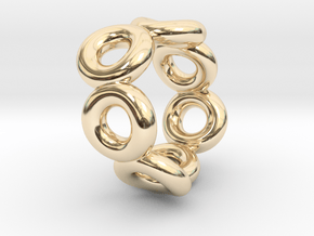 Bague Anos S9 in 14K Yellow Gold