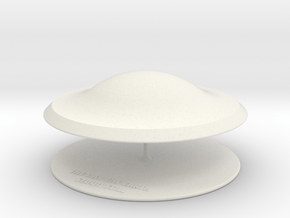 Klaatu's Flying Saucer 1/144 Display Model in White Natural Versatile Plastic