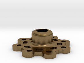 Mid Strength Wheel Hub (17 mm) in Natural Bronze