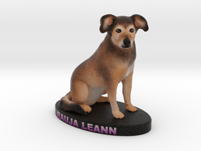 Custom Dog FIgurine - Rauja in Full Color Sandstone