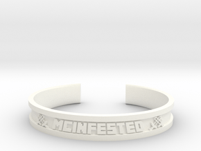 McBracelet (3.2 Inches) in White Processed Versatile Plastic