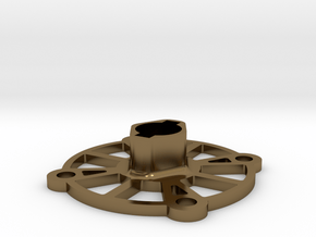 Super Ultra Lightweight Wheel Hub (17mm) in Polished Bronze