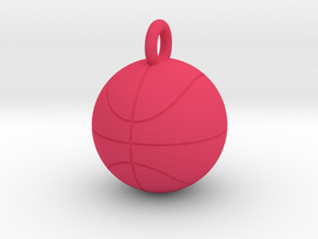 Basketball in Pink Processed Versatile Plastic