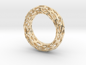 Trous Ring S 9.5 in 14k Gold Plated Brass