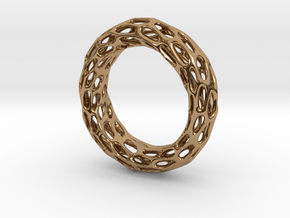 Trous Ring S 9.5 in Polished Brass