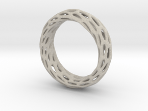 Trous Ring S10 in Natural Sandstone