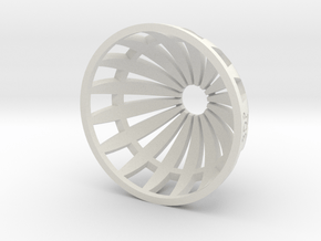 Grow Media Basket (Version 2) - 3Dponics in White Natural Versatile Plastic