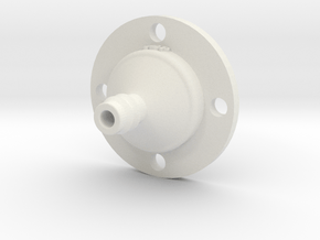 Drip Nozzle (3/8 Inch, 4 Holes) - 3Dponics  in White Natural Versatile Plastic