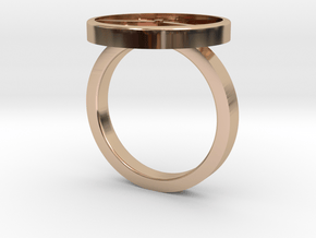 Watch Ring in 14k Rose Gold Plated Brass