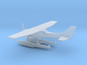 Cessna 172 Floatplane (small scale) in Smooth Fine Detail Plastic: 1:400