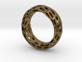 Trous Ring Size 6 in Polished Bronze