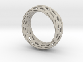 Trous Ring Size 6 in Natural Sandstone