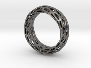 Trous Ring Size 7.5 in Polished Nickel Steel