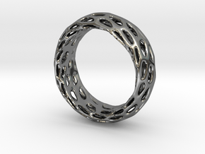 Trous Ring Size 7.5 in Fine Detail Polished Silver