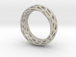 Trous Ring Size 8 in Natural Sandstone