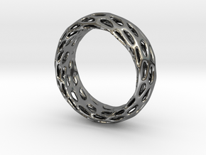 Trous Ring Size 8.5 in Fine Detail Polished Silver