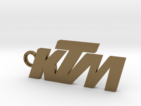 KTM keychain in Polished Bronze